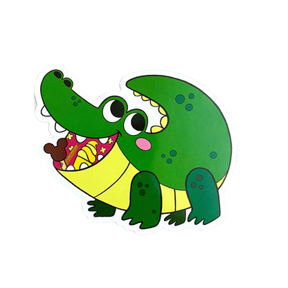 Snack-o-dile Sticker