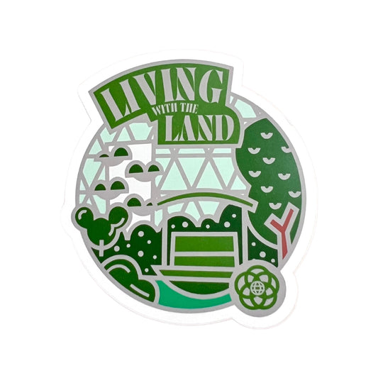 Living with the Land Sticker