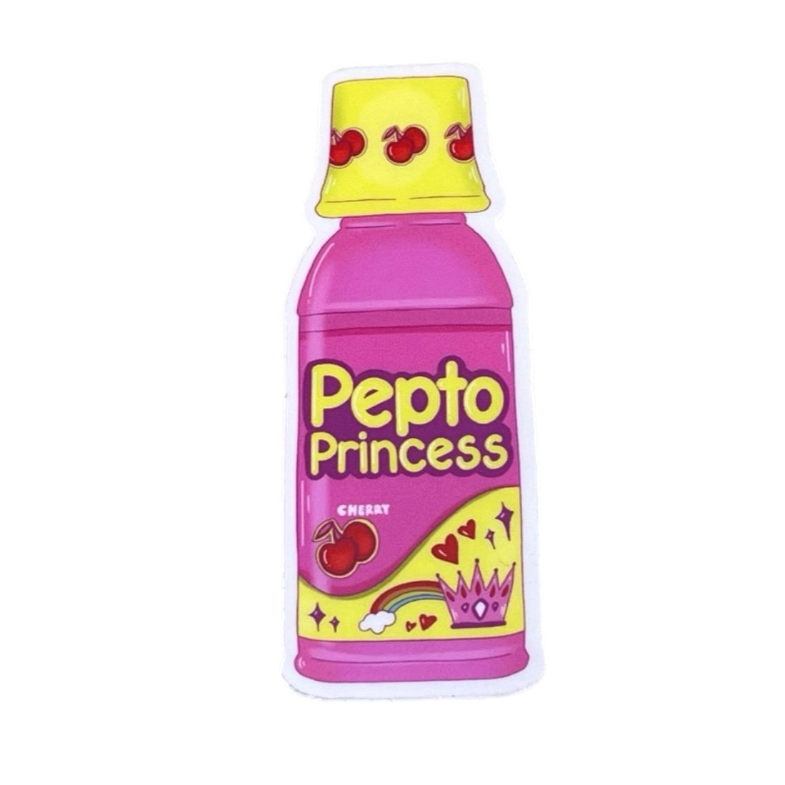 Pepto Princess Sticker