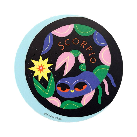 Deep & Mysterious Scorpio Sticker