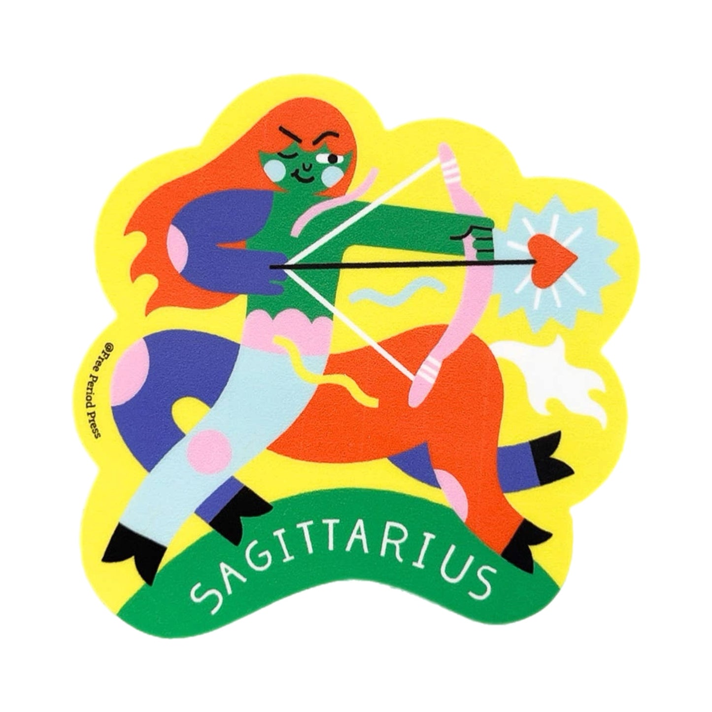 Adventurous Archer Sagittarius Sticker