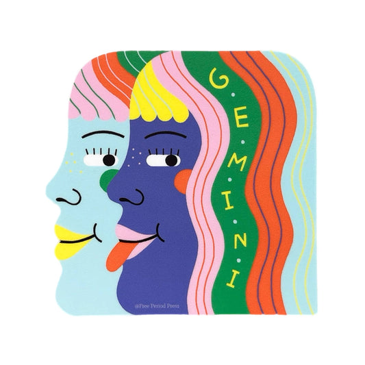 Playful & Colorful Gemini Sticker