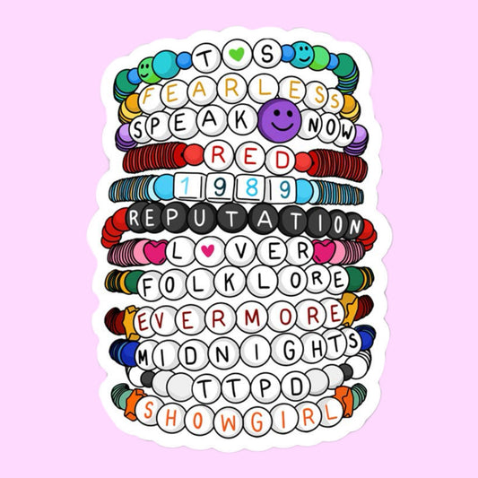 Eras Friendship Bracelets Sticker ✨ WITH SHOWGIRL