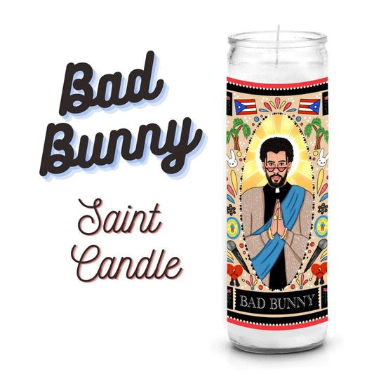 Saint Bad Bunny Candle