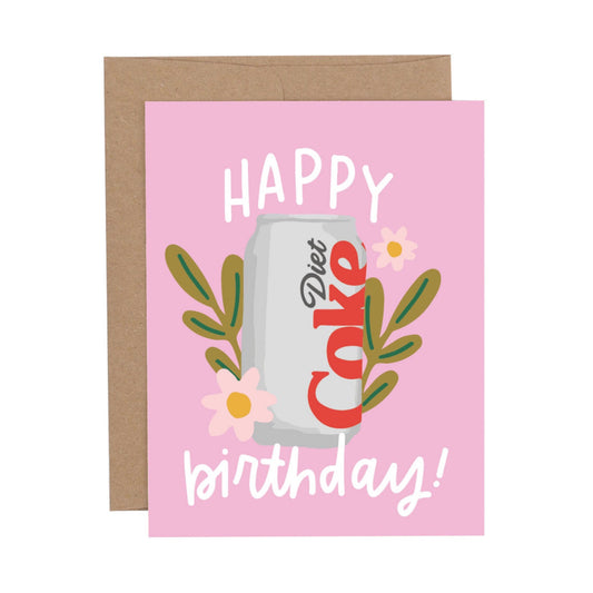 Diet Coke Happy Birthday Card