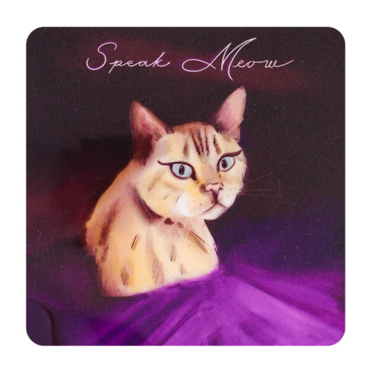 Swiftie Cat "Speak Meow" Sticker