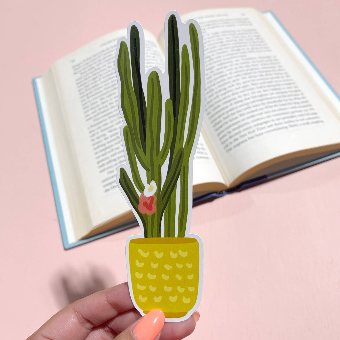 Cactus Die Cut Bookmark