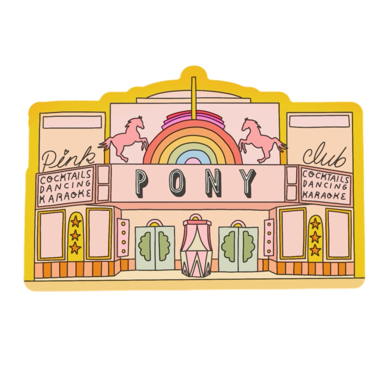 Pink Pony Club Sticker (Chappell Roan)