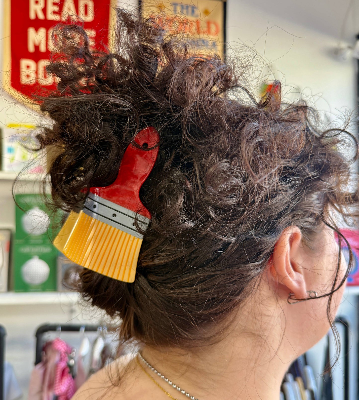 Paint Brush Hair Claw