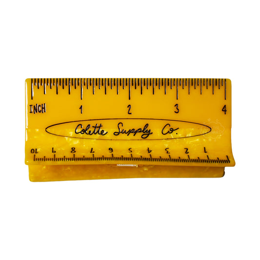 Ruler Claw Clip
