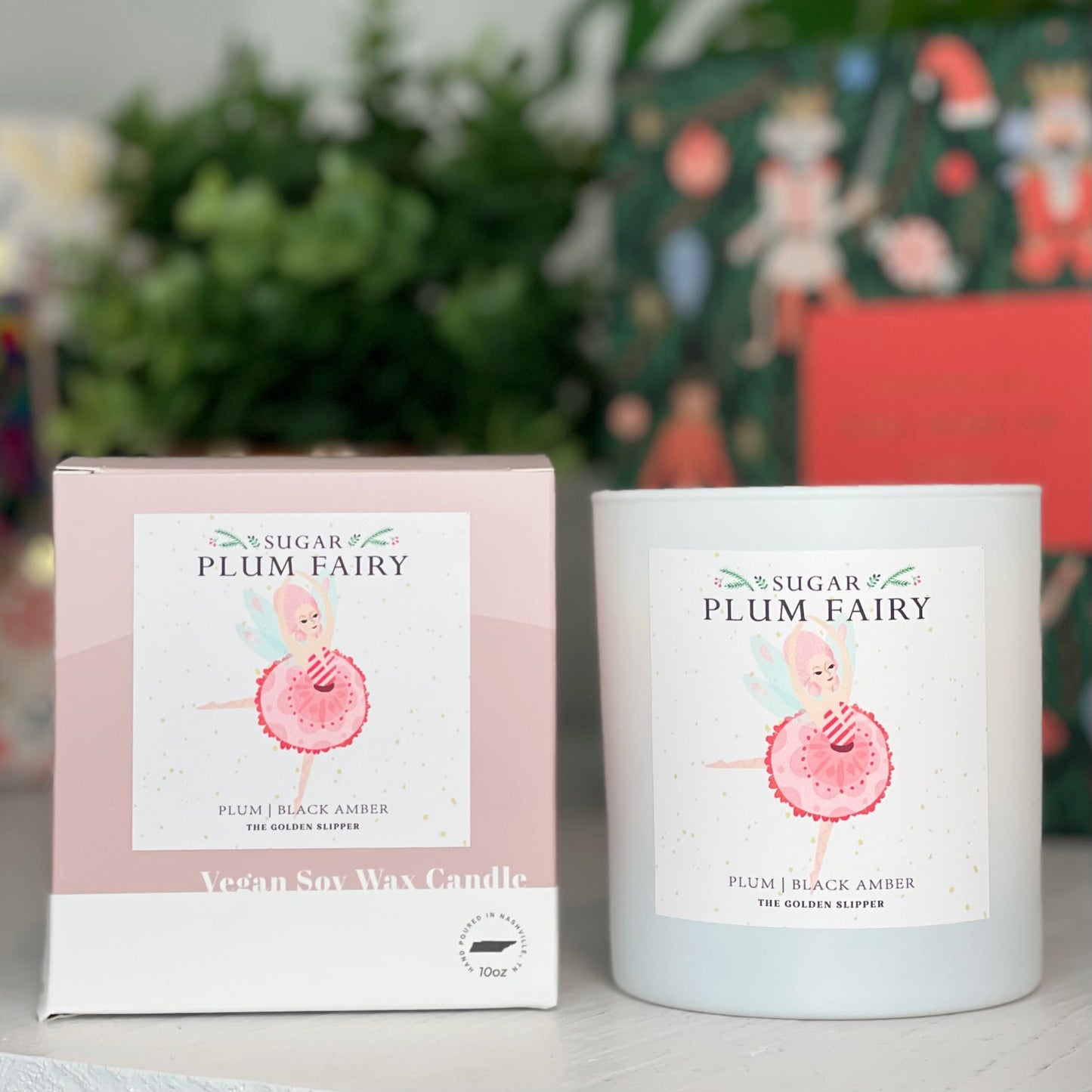 Sugar Plum Fairy Candle (plum • black amber)