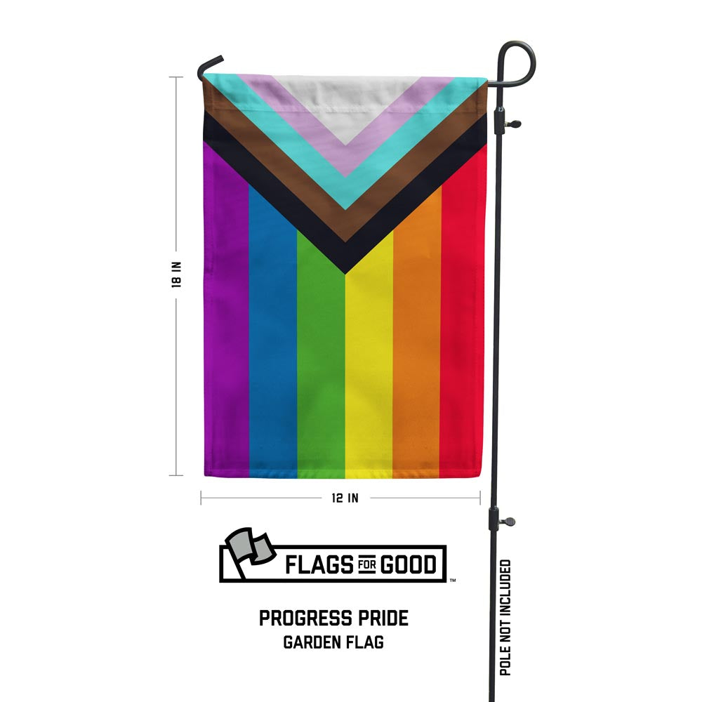 Garden Flag: Progress Pride