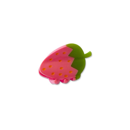 Pink Strawberry Hair Claw (Mini)