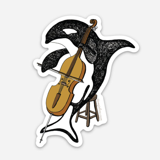 Orca-stra Star Sticker