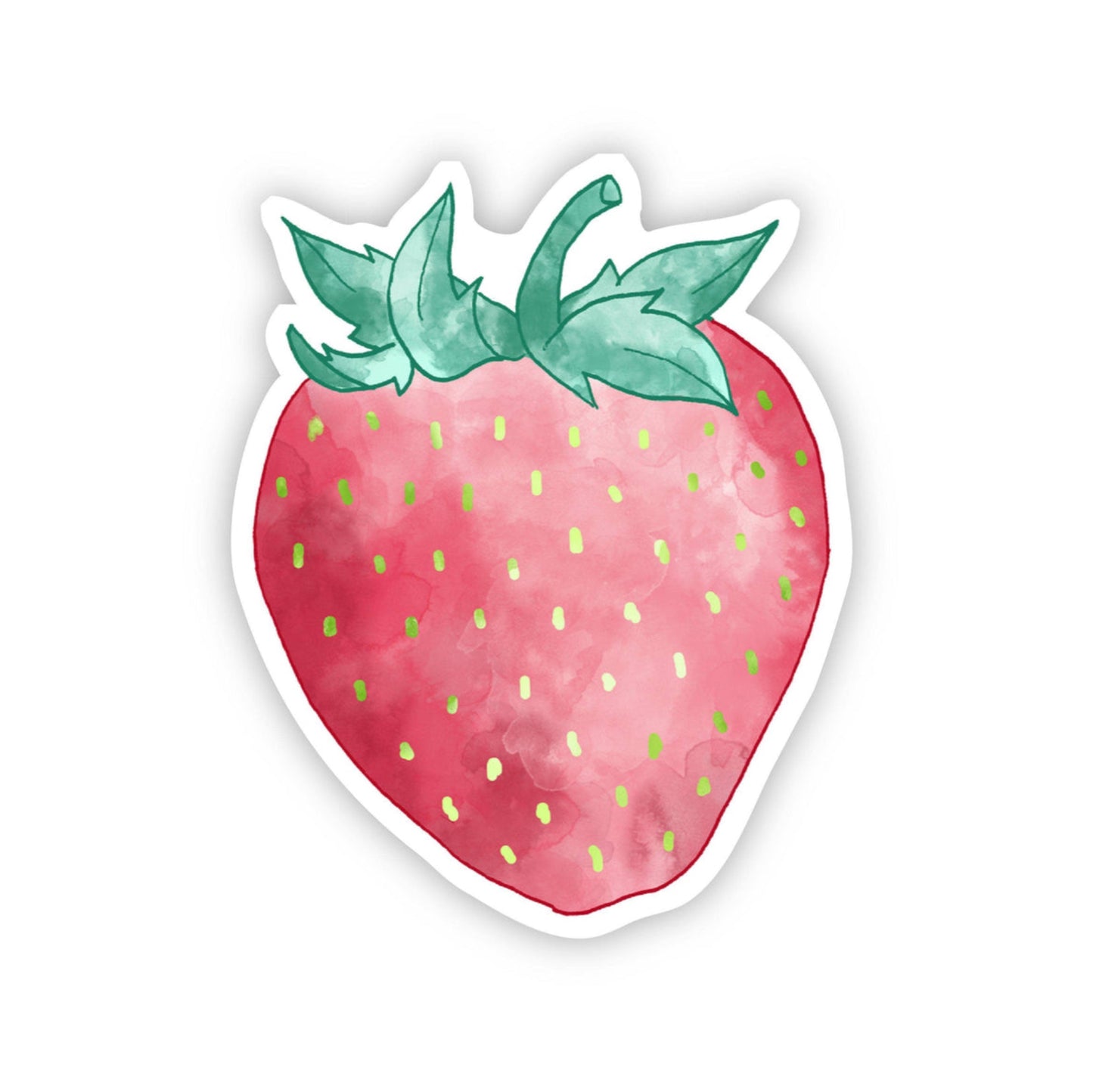 Strawberry Watercolor Sticker