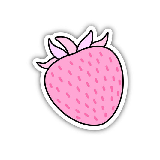 Pink Strawberry Sticker