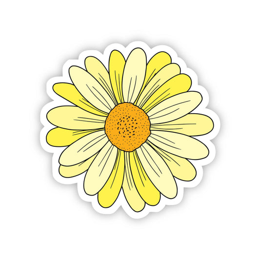 Yellow Daisy Sticker