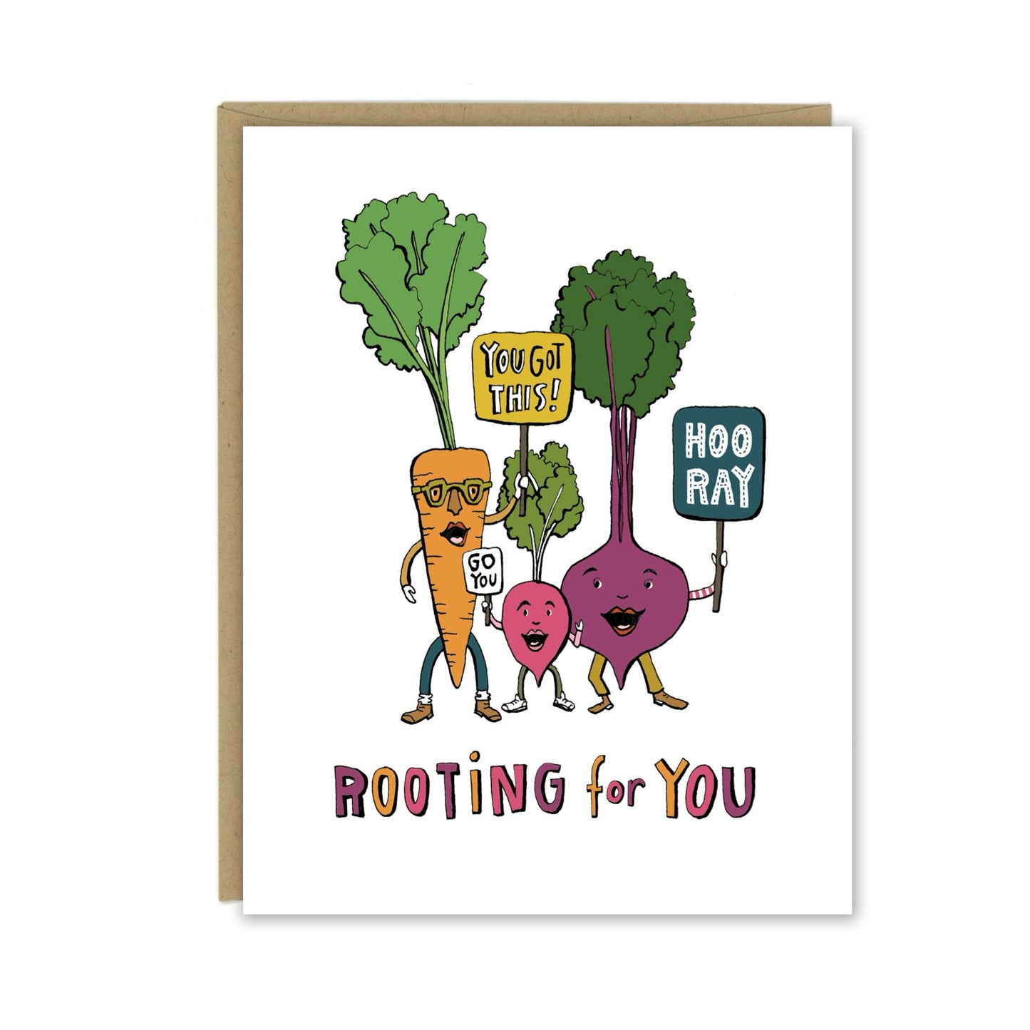 Rooting for You Greeting Card