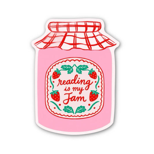 Reading is My Jam Sticker