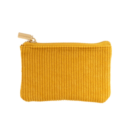 Honey Corduroy Coin Pouch