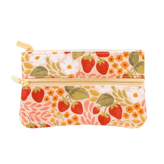 Strawberry Patch Pencil Pouch
