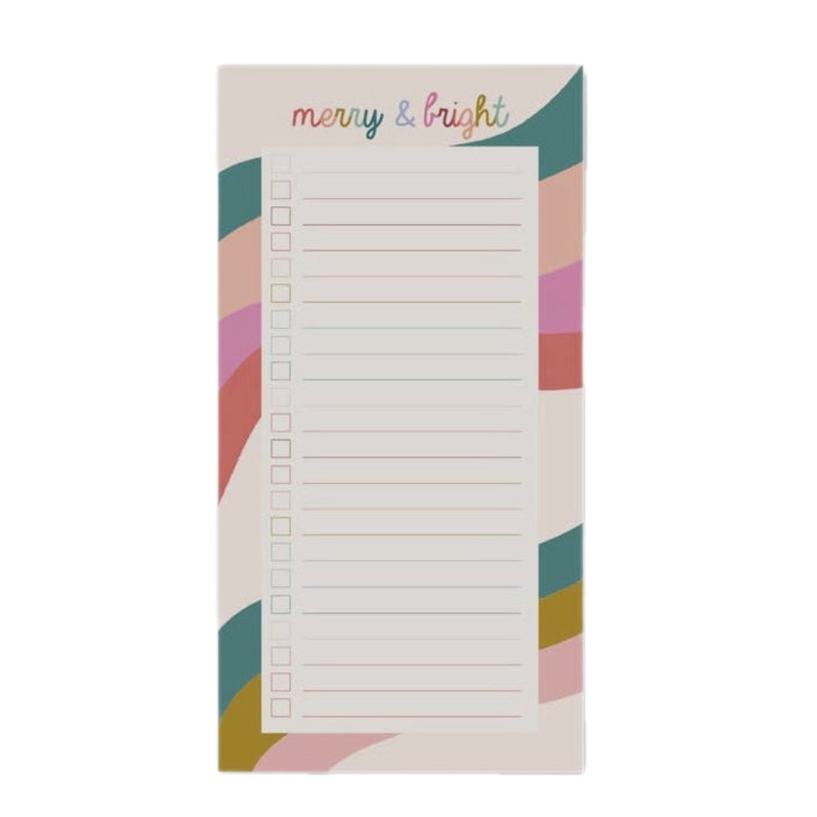 Holiday Notepad: Merry & Bright