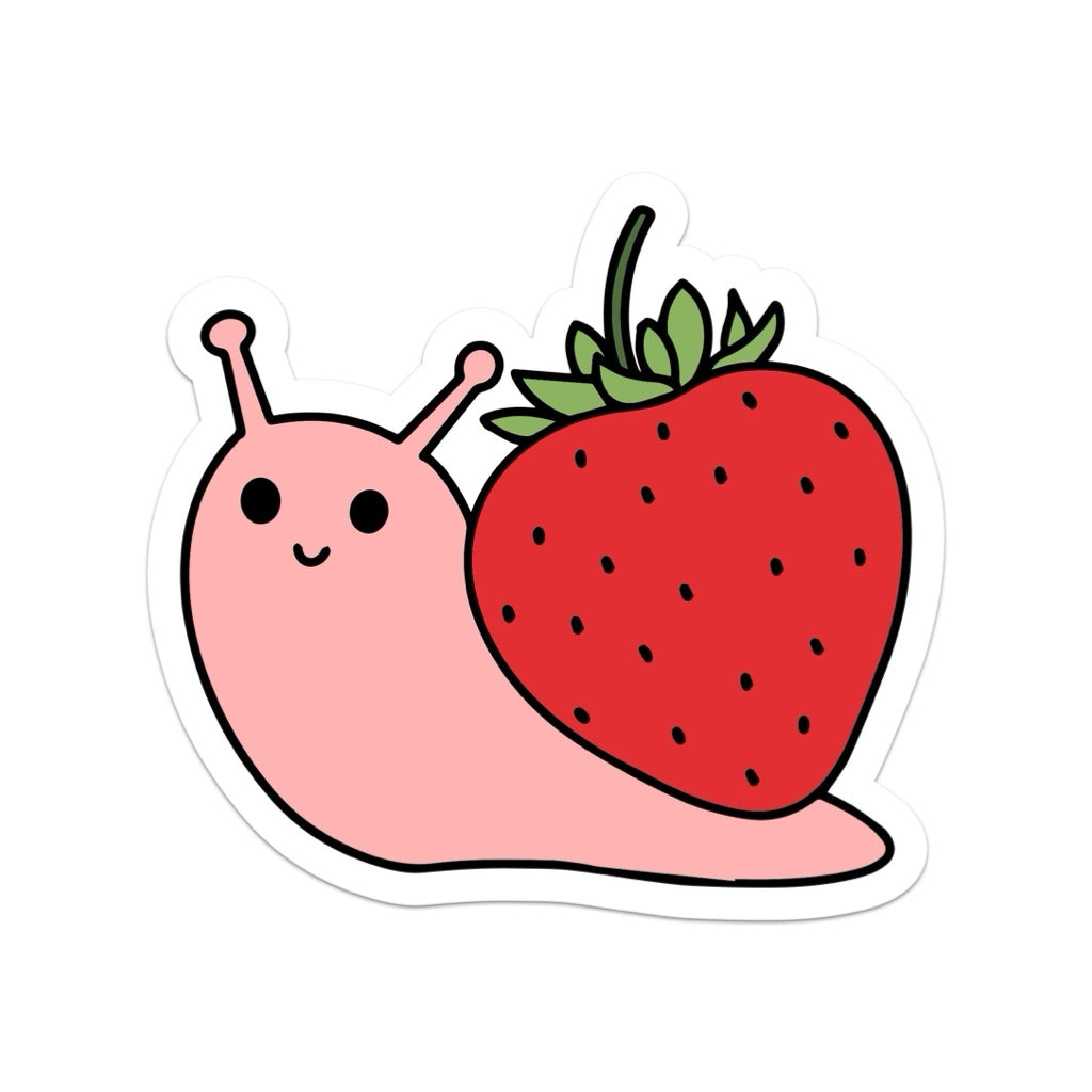 Strawberry Snail Sticker