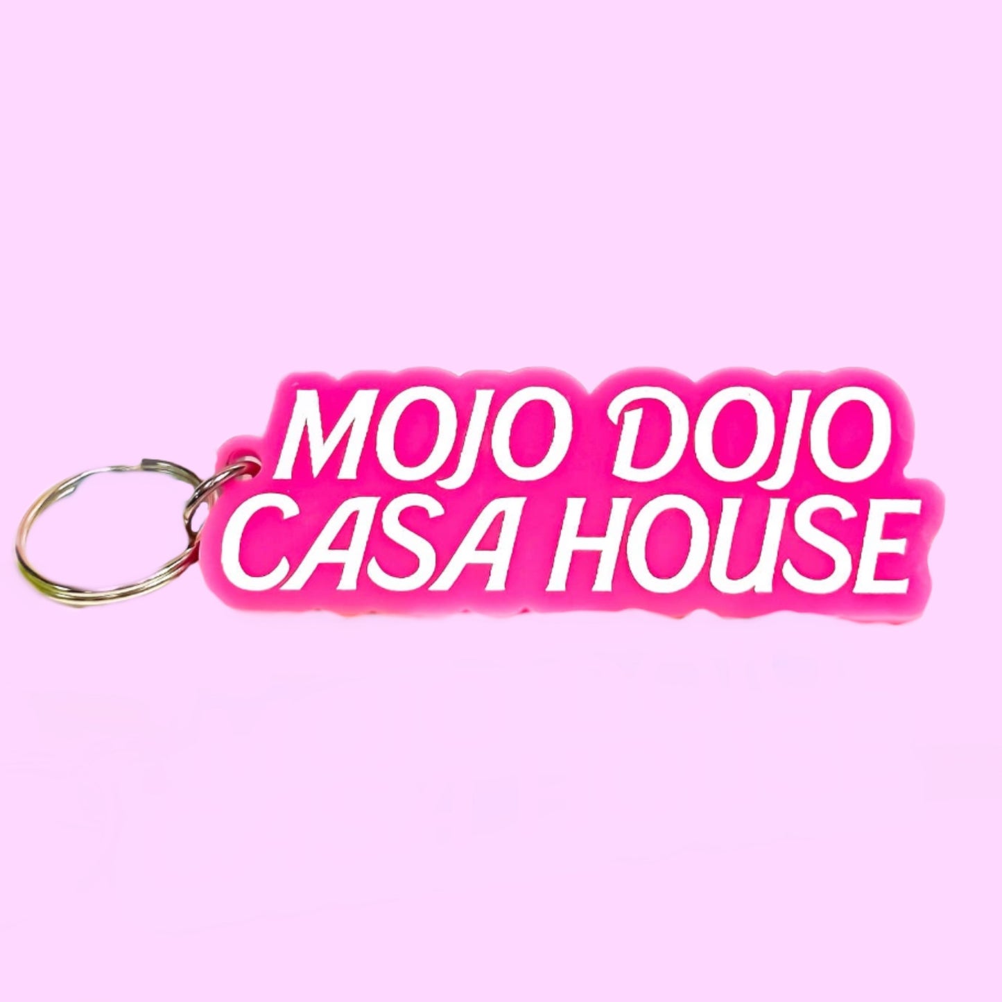 Mojo Dojo Casa House Keychain (Pink)
