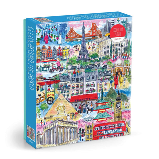 Cities Around the World 1000 Piece Puzzle