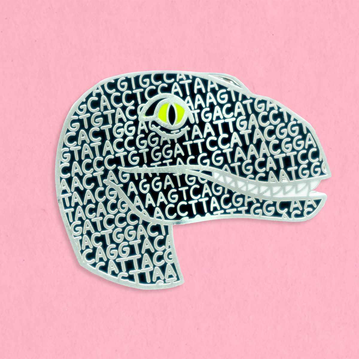 Dino DNA Enamel Pin