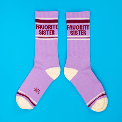 Favorite Sister Retro Crew Socks