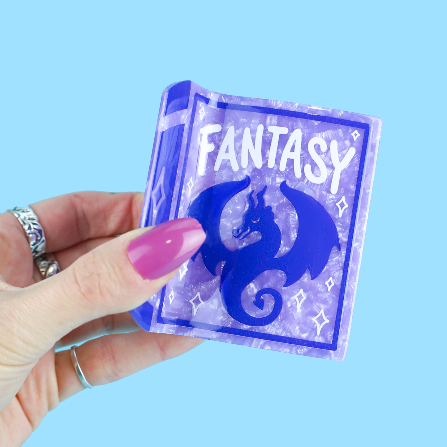Fantasy Book Claw Clip