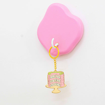 Confetti Cake Keychain