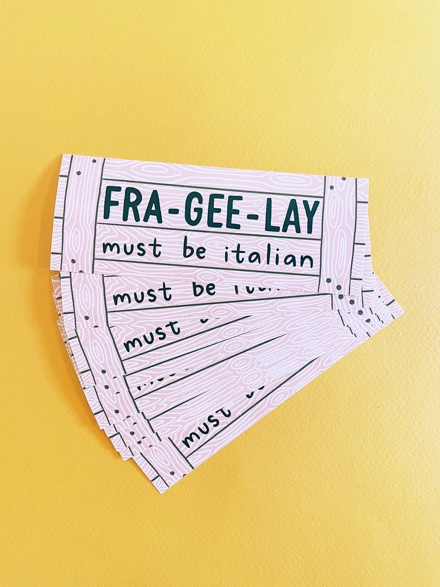 Fra-Gee-Lay Paper Sticker (from A Christmas Story)
