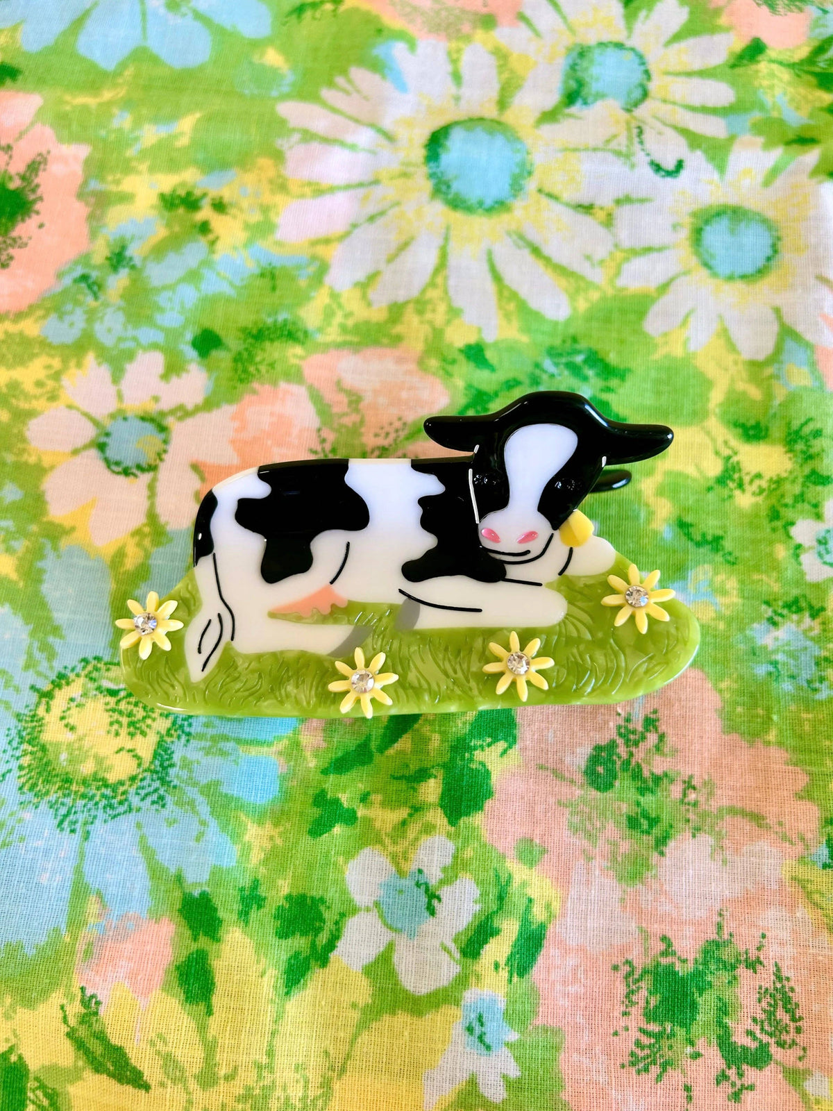 Cow Hair Claw Clip