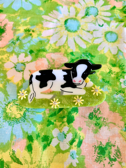 Cow Hair Claw Clip