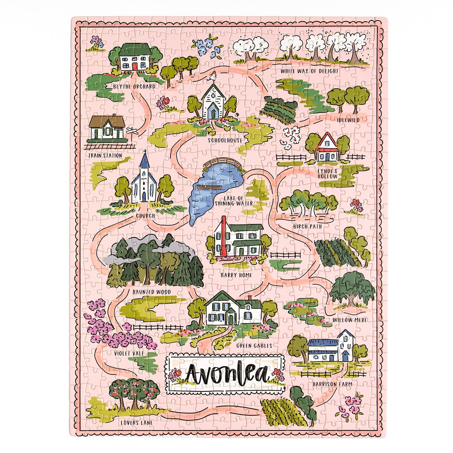 Map of Avonlea 500 Piece Jigsaw Puzzle