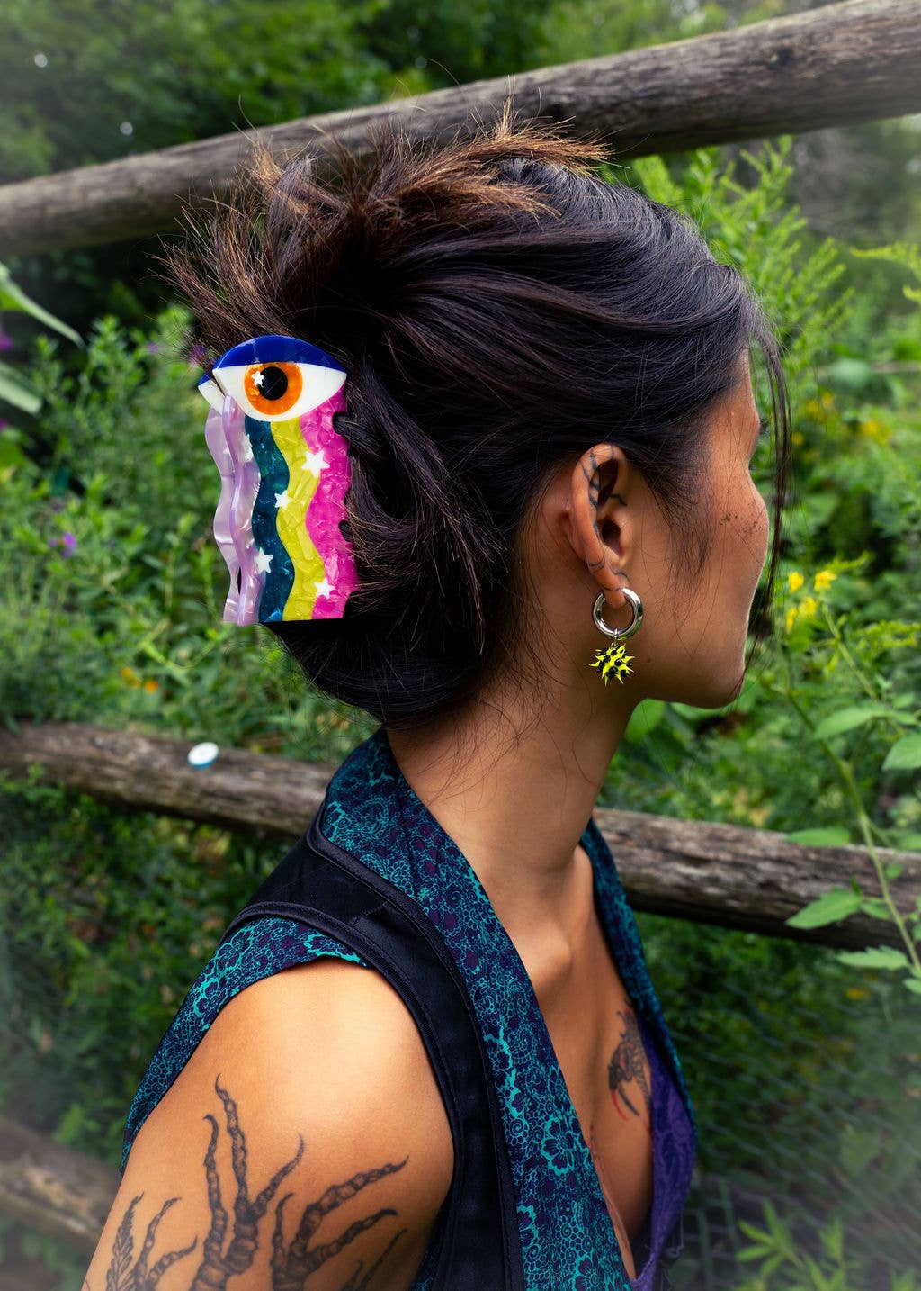 Psychic Third Eye Hair Claw (Large)