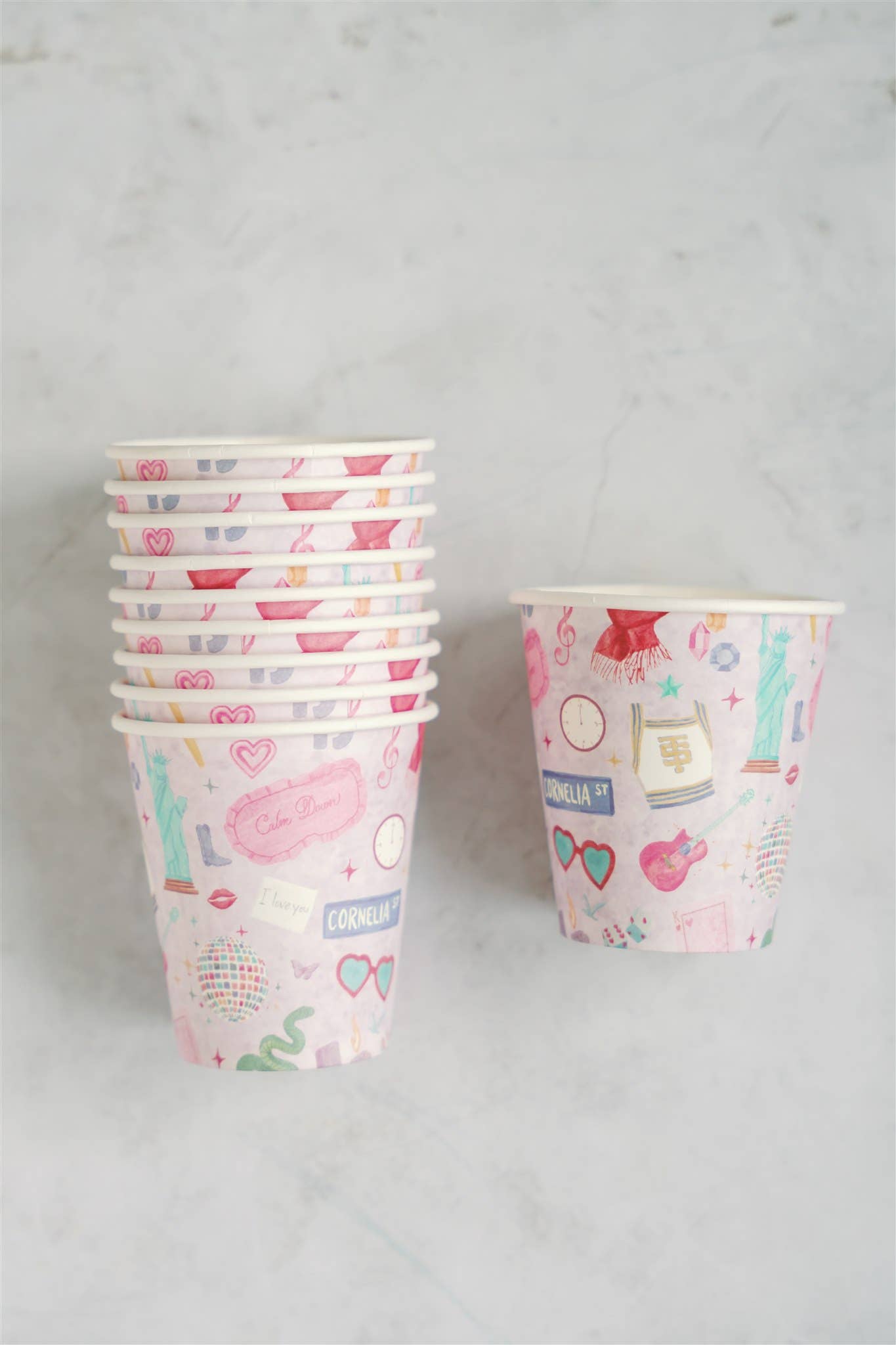 Taylor Swift Paper Cup Pack (10)