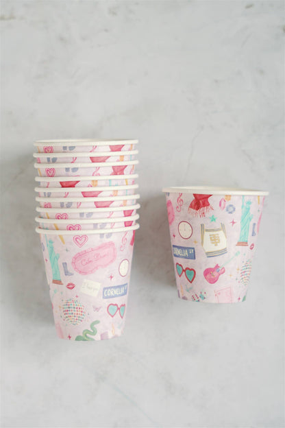 Taylor Swift Paper Cup Pack (10)