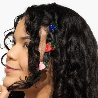 Strawberry Patch Mini Claw Clip Set
