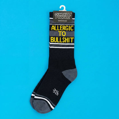 Allergic To Bullshit Retro Crew Socks