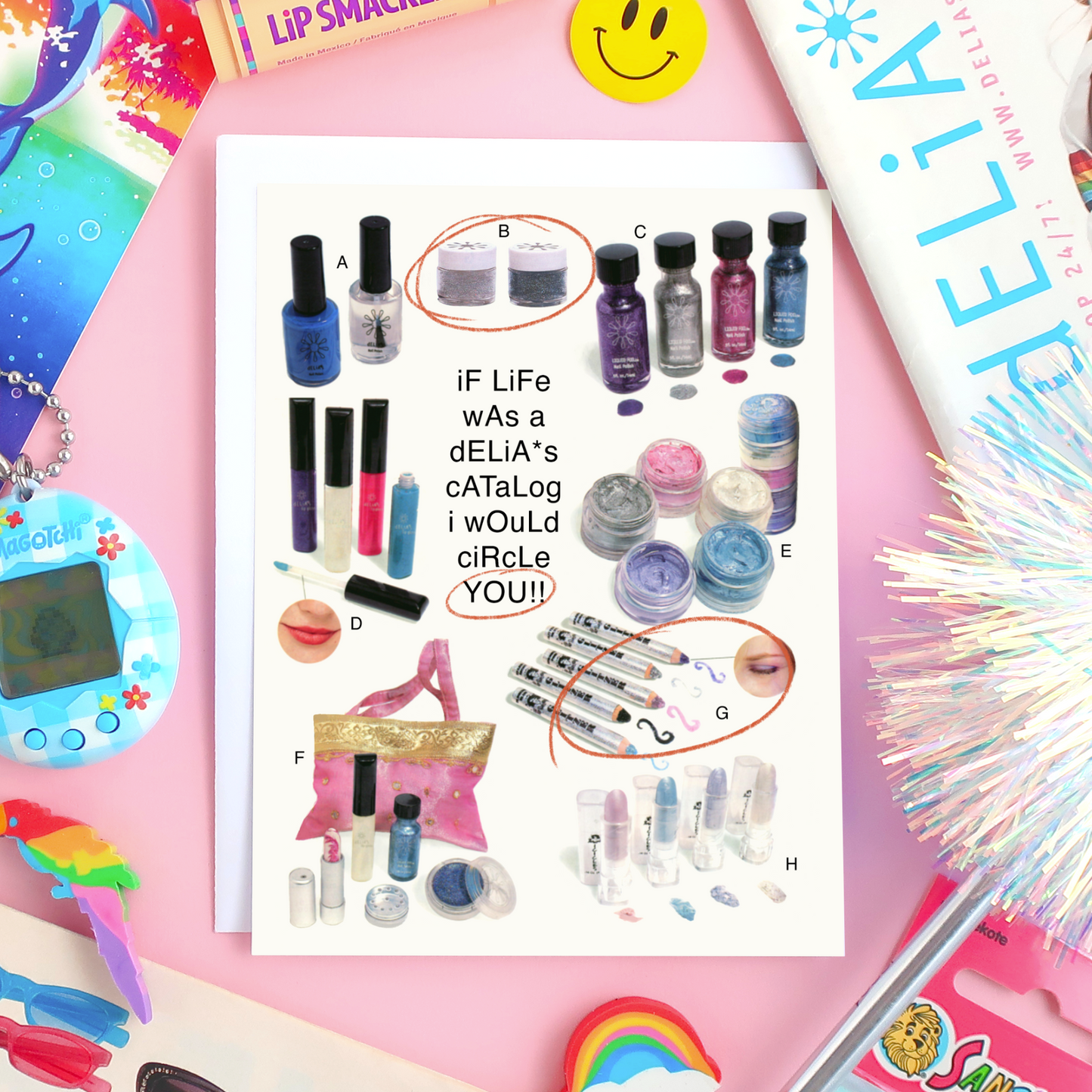 Delia’s Catalog 90s Nostalgia Card