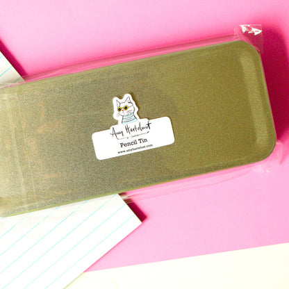 Pencil Puppy Pencil Tin