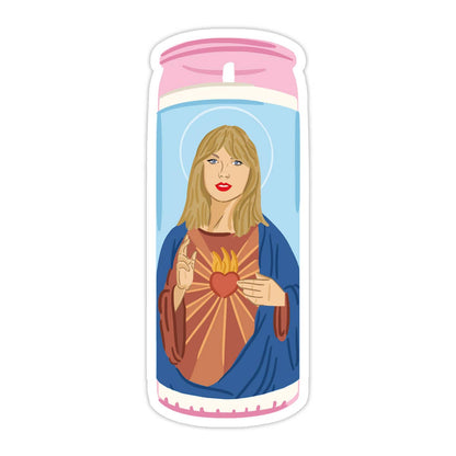 Saint Taylor Swift Candle Sticker