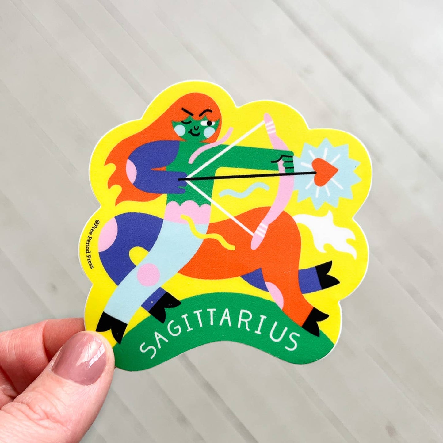 Adventurous Archer Sagittarius Sticker