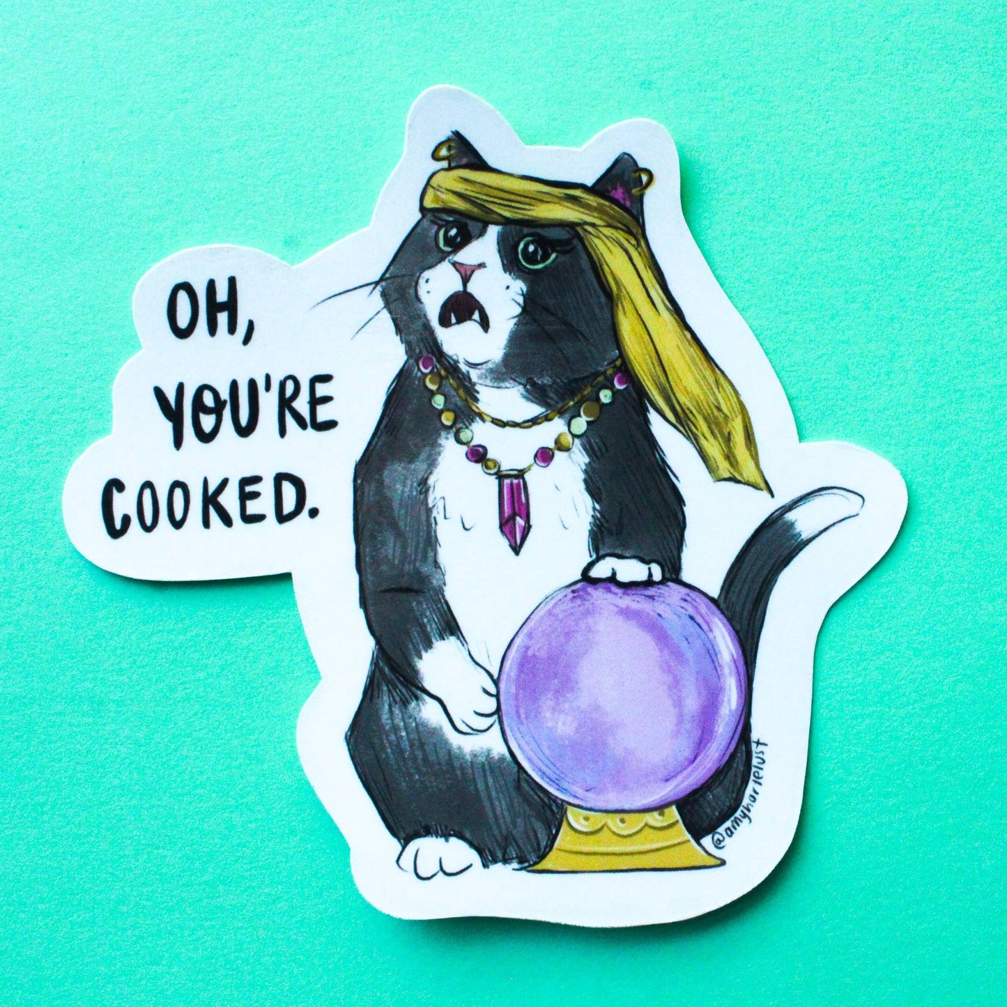 Fortune Kitty Sticker