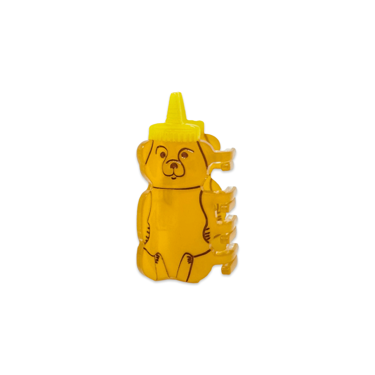 Mini Honey Bear Claw Clip