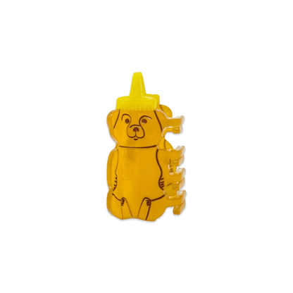 Mini Honey Bear Claw Clip