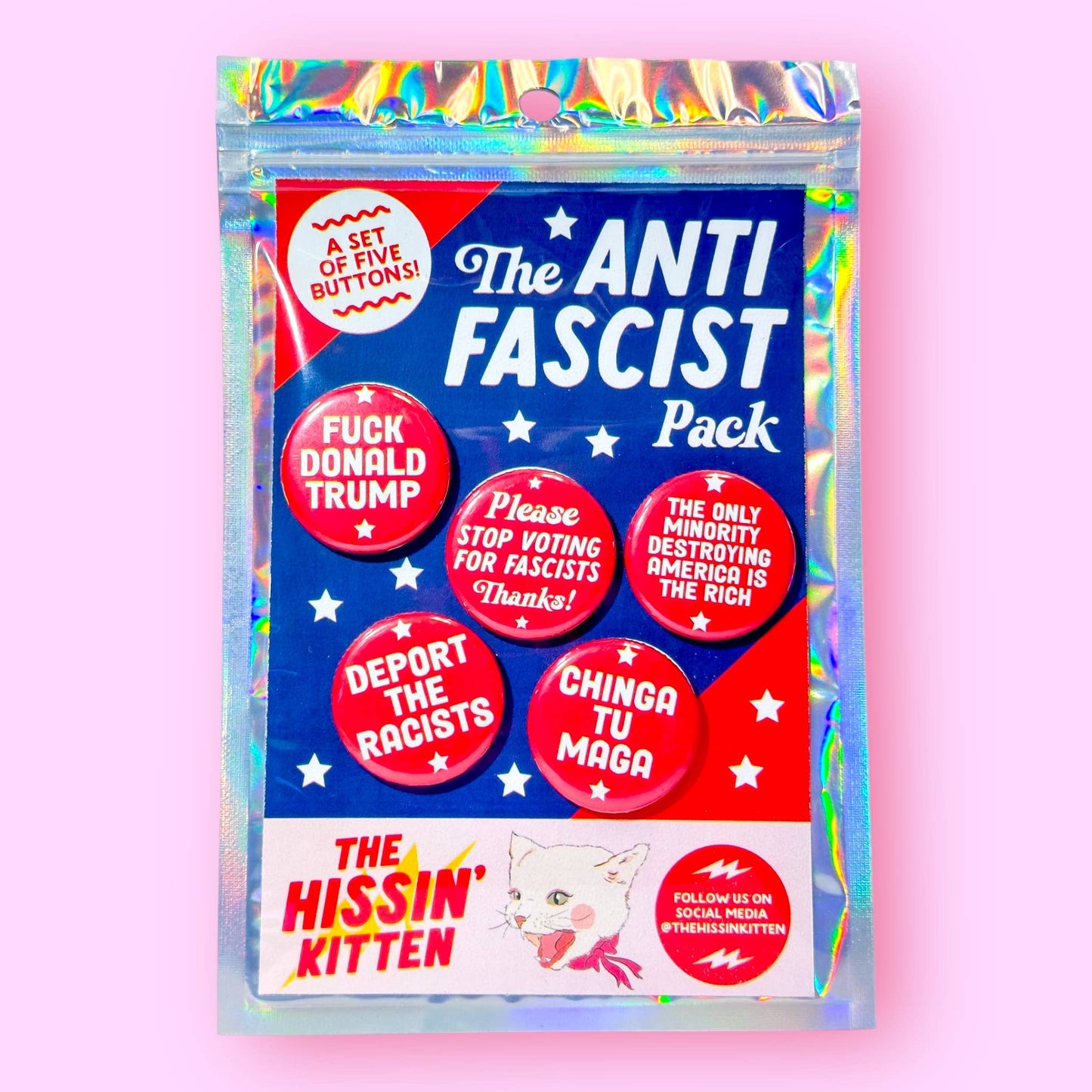 The Anti Fascist Pack (Buttons)